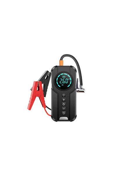 OEM Starter auto portabil cu compresor, capacitate baterie 6000mAh, curent po...