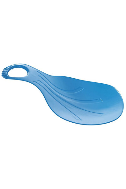 OEM Children's sled, Plank type, Plastic, Pear shape, 50 x 36 cm, Blue