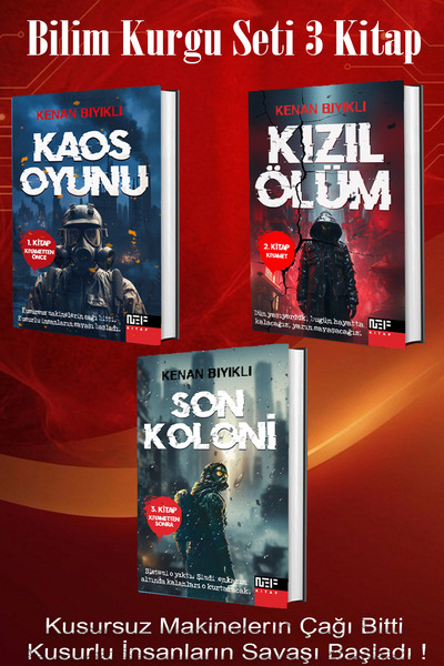 Nef Kitap Kaos Oyunu Üçlemesi Bilim Kurgu - Distopya Seti (3 Kitap )