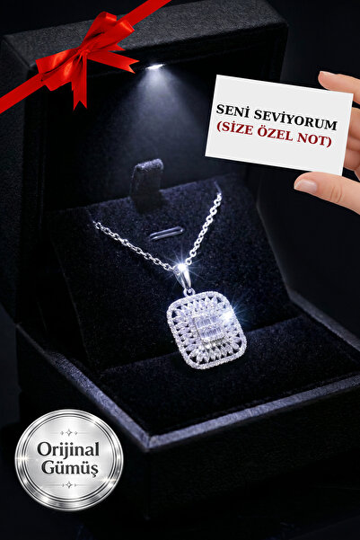 CARAT STONE 925 AYAR GERÇEK GÜMÜŞ 3 SIRALI BÜYÜK MODEL BAGET TAŞLI KADIN KOLY...