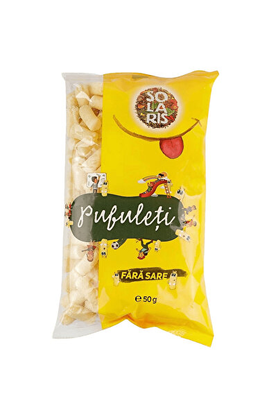 Solaris Plant Non-GMO corn puffs without salt, 100% natural, 50gr