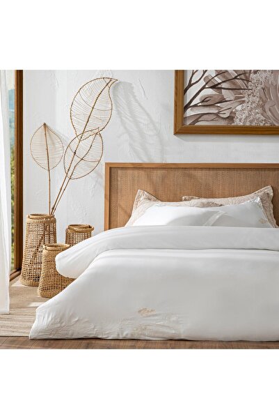 Chakra Estrela Bambu Double Duvet Cover Set 200X220 cm Ecru