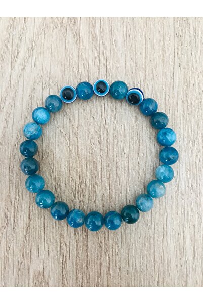 MK tasarım Real Apatite Stone Bracelet Mk.300.7