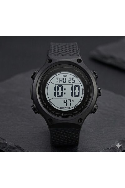 singe Stealth Black Sport Watch