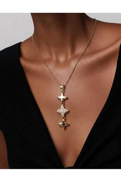 NN Lant LUNA din ARGINT 925 ,SUFLAT CU AUR 14 K