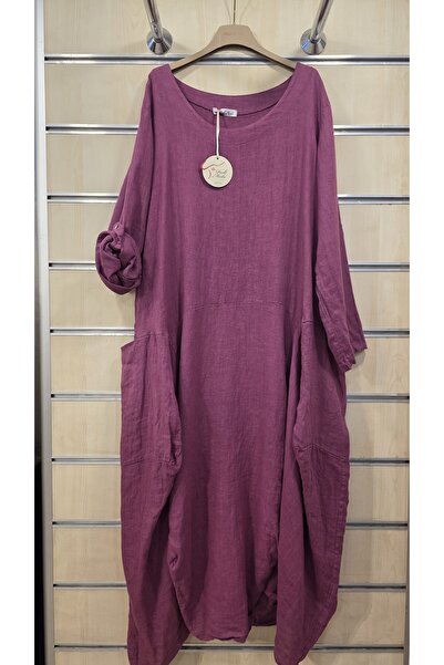 Park Moda Italian Linen Dress Wide Cut
