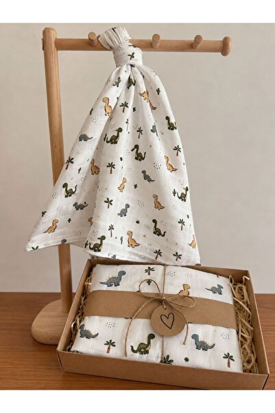 Heianmono Kids Muslin Baby Blanket Si 100% Cotton (80X80 cm)
