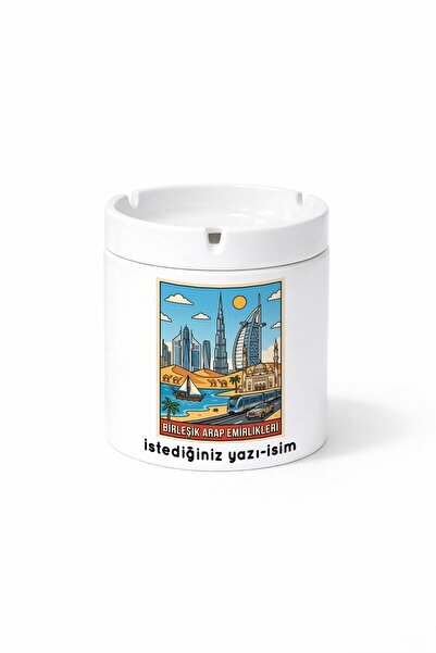 Kirbi Reklam United Arab Emirates - Uae City Printed Ashtray Ashtray Gift
