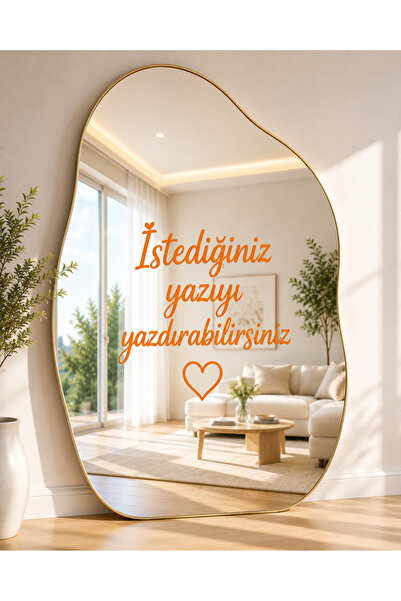 AlpiLeo Kişiye Özel Ayna Yazısı Sticker | İstenilen Yazı Yazılır | Cam Duvar ...
