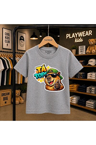 playwear Μπλουζάκι με στάμπα Ta Top 100% παιδικό unisex μπλουζάκι για 5 6 -7 ...