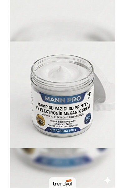 MANN PRO Yazıcı (3D Printer) ve Elektronik Mekanik Gresi 100 gm