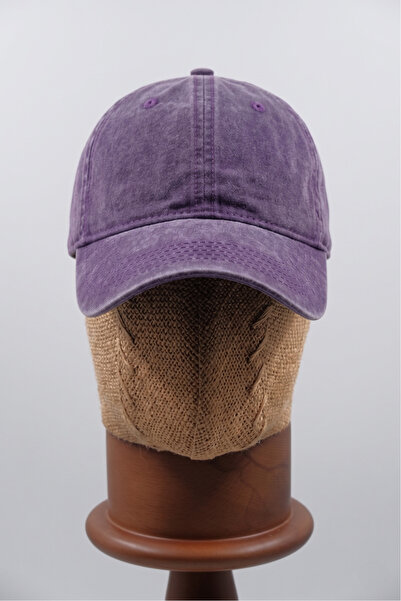 Silkensoul Unisex Washed Vintage Dark Purple Baseball Cap - Vintage Sports Cap