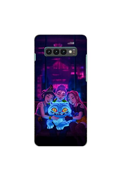 OEM Husa compatibila cu Samsung Galaxy S10 Plus Silicon Gel Tpu Model KPop De...