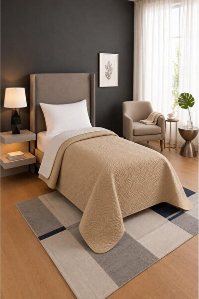 Çeyiz Diyarı Nova Ultrasonic Quilted Double-Sided Single Bed 160X210 cm Witho...