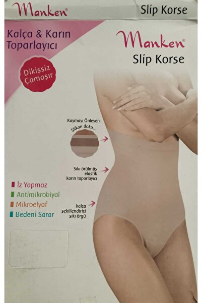 Stimor MANKEN 0990 Kadın Slip Korse Kalça Ve Karın Toplayıcı