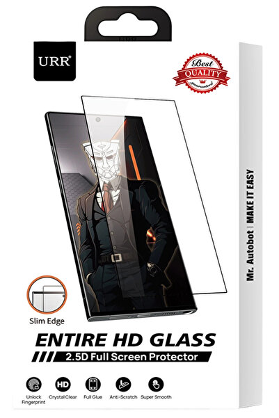 Fuchsia Urr Samsung Galaxy S26 2.5D Entire Hd Glass Screen Protector - Black