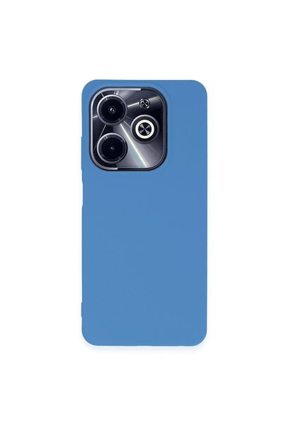 Generic Brand Infinix Hot 40I Compatible Case First Silicone - Blue