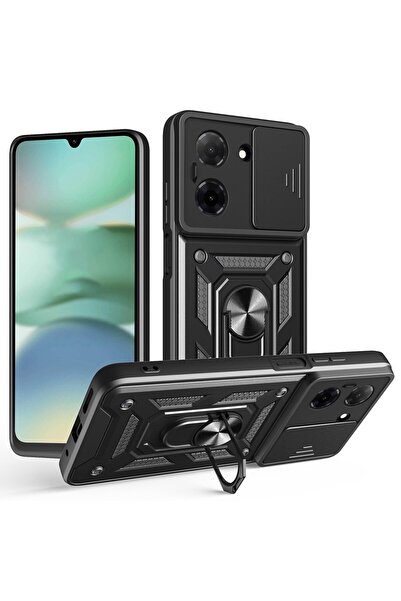 sscase Sliding Camera Σκληρή Θήκη με Δαχτυλίδι Black (Xiaomi Redmi A5 4G/Poco...