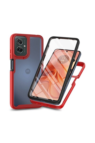 sscase 360 Degrees Coverage Σκληρή Θήκη Red (Motorola Moto G55 5G)