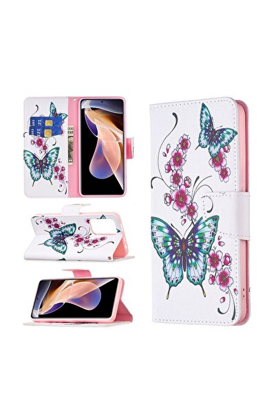 sscase Coloured Drawing Θήκη Πορτοφόλι Peach Blossom Butterfly (Xiaomi Redmi ...