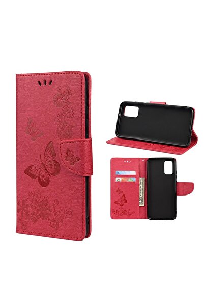 sscase Two Butterflies Θήκη Πορτοφόλι Red (Xiaomi Redmi Note 11 Pro 4G / 5G)