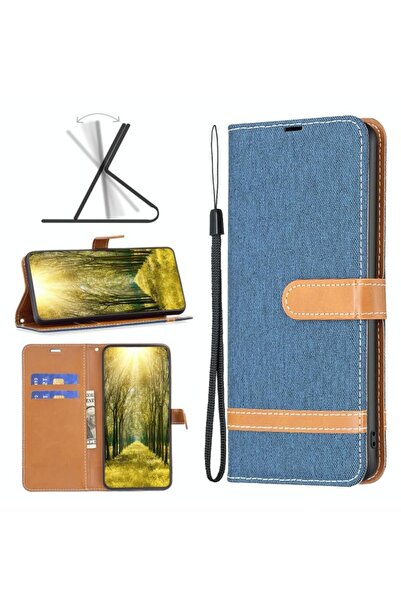sscase Color Denim Θήκη Πορτοφόλι Dark Blue (Xiaomi Redmi 12 4G)