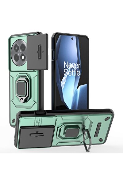 sscase Sliding Camshield Σκληρή Θήκη με Δαχτυλίδι Green (OnePlus 13R 5G)