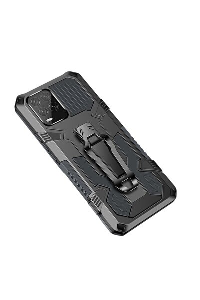sscase Armor Warrior Σκληρή Θήκη με Στήριγμα Grey (Realme 8/8 Pro)