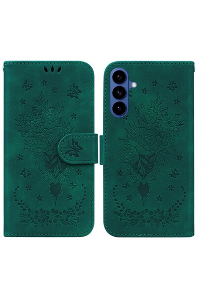 sscase Butterfly Rose Θήκη Πορτοφόλι Green (Samsung Galaxy S26 5G)