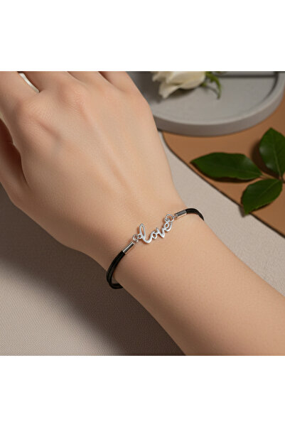 Kareline Love Black String Bracelet