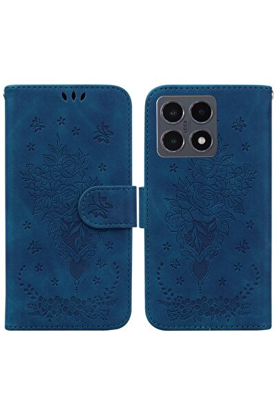 sscase Butterfly Rose Θήκη Πορτοφόλι Blue (Xiaomi 15T 5G)