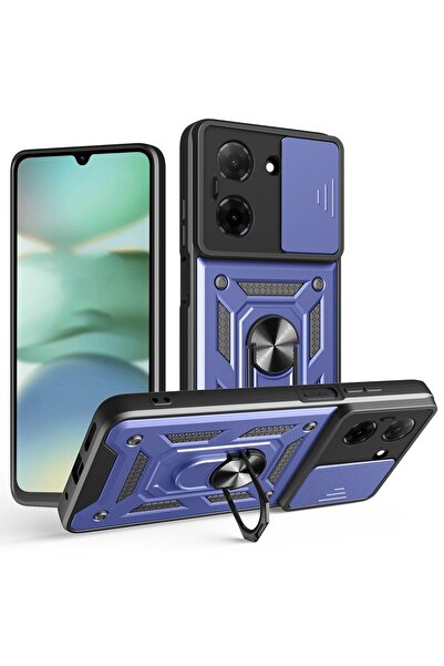 sscase Sliding Camera Σκληρή Θήκη με Δαχτυλίδι Blue (Xiaomi Redmi A5 4G/Poco ...