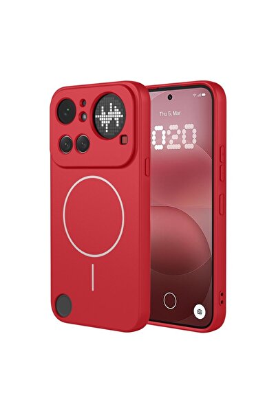 sscase Liquid Silicone Magsafe Θήκη Σιλικόνης Wine Red (Nothing Phone (4a) Pro)