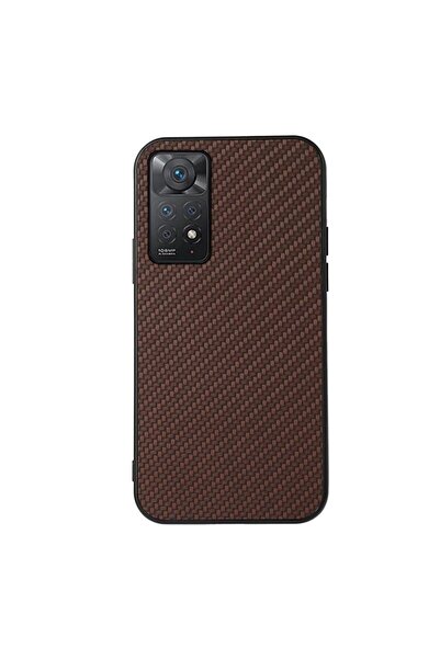 sscase Carbon Fiber Σκληρή Θήκη Carbon Fiber/Brown (Xiaomi Redmi Note 11 Pro ...
