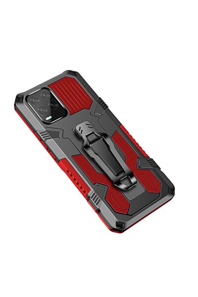 sscase Armor Warrior Σκληρή Θήκη με Στήριγμα Red (Realme 8/8 Pro)