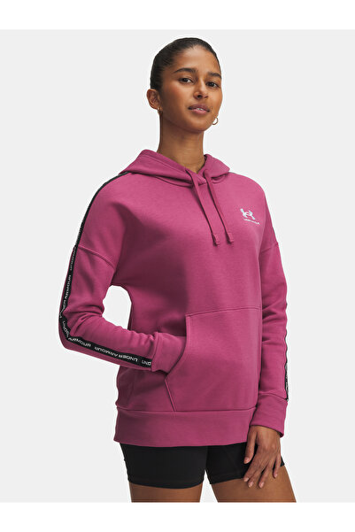 Under Armour Dámská mikina Icon Fleece Taped Hdy-RED