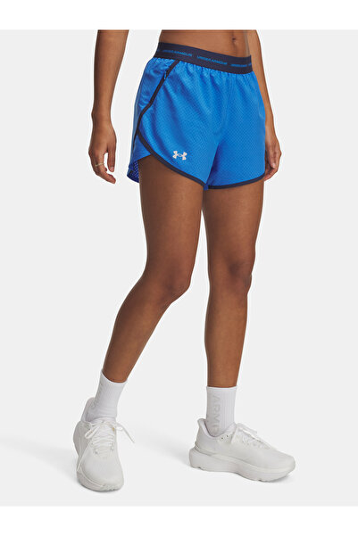 Under Armour Șorturi de damă UA Fly By 3'' Novelty Short - ALBASTRU