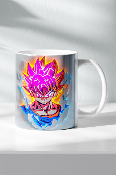 DekorHane Dragon Ball Anime Figured Porcelain, Son Goku Vegeta Themed, Gift T...