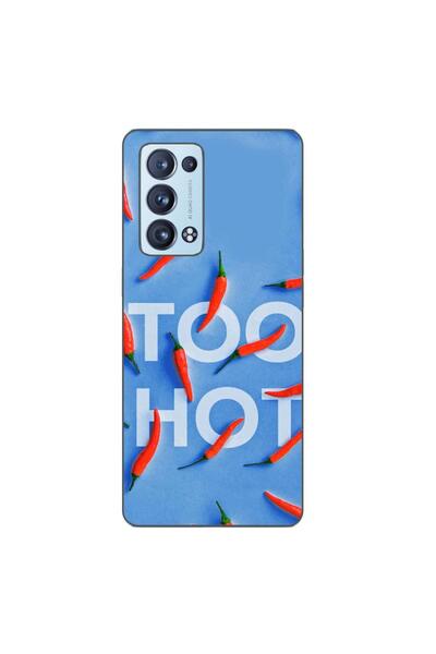 OEM Husa compatibila cu Oppo Reno6 Pro 5G Silicon Gel Tpu Model Mesaj Too Hot