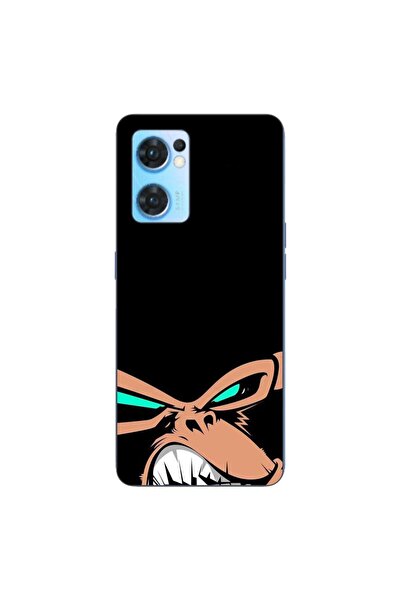 OEM Husa compatibila cu Oppo Reno7 5G Silicon Gel Tpu Model Angry Monkey