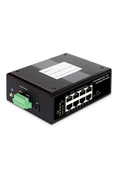 Digitus Switch industrial cu 7 porturi PoE+ și 1 port PD