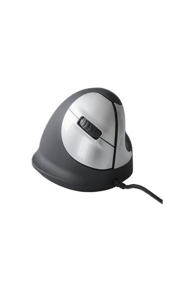 R-GO Tools RGOHE Mouse optic ergonomic cu fir USB, 3500 DPI, 4 butoane, Negru...
