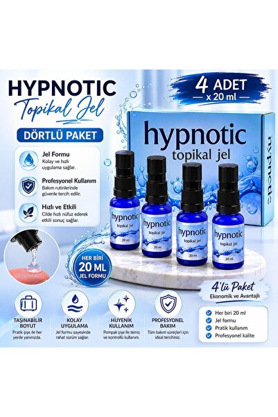 hypnotic topikal solüsyon Hypnotic Topikal Jel 4’lü Paket Hızlı Etkili Jel Formu