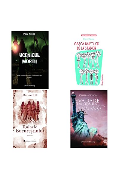 Librarus Pachet carti Publishing (4 carti) - Cristina Boncea, Ioana Chirila, ...