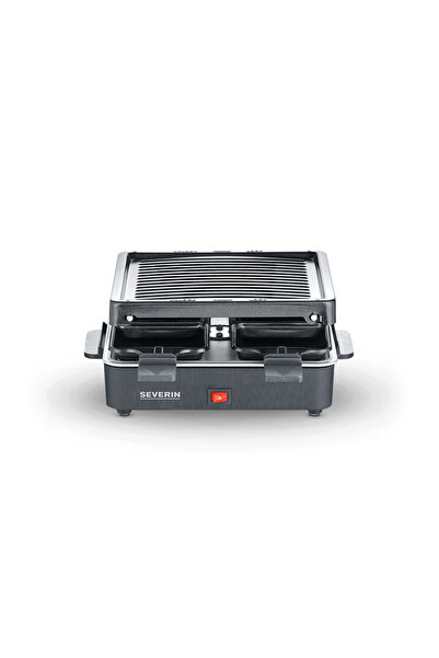 Severin Раклет RG 2370 Електрически грил, 600 W, за 4 души, повърхност 21x21 ...