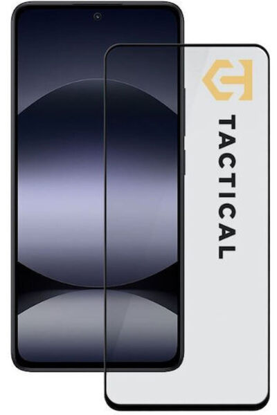Tactical 5D 0.33mm Σκληρυμένο Γυαλί Μαύρο (Redmi Note 14 4G)