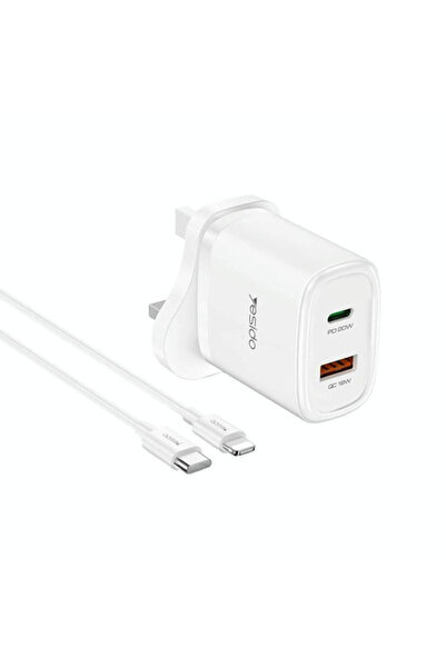 Yesido Ασύρματος Φορτιστής 20W Power Delivery Λευκός