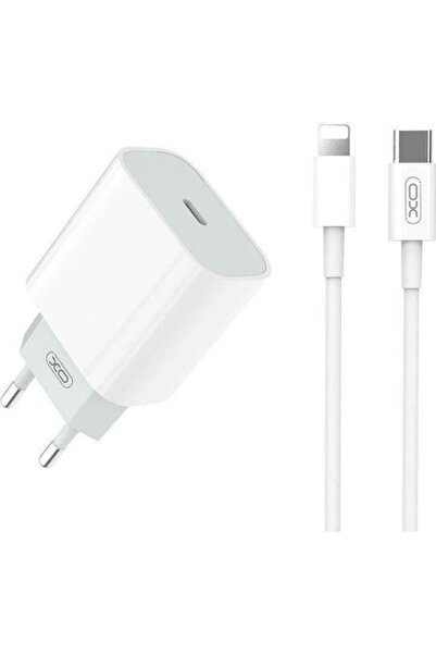 Xo Φορτιστής με θύρα USB-C και καλώδιο USB-C σε Lightning, 20W Power Delivery...