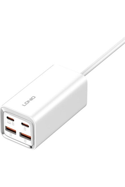 LDNIO Βάση φόρτισης με 2 θύρες USB-A και 2 θύρες USB-C, Παροχή ισχύος 65W / Γ...
