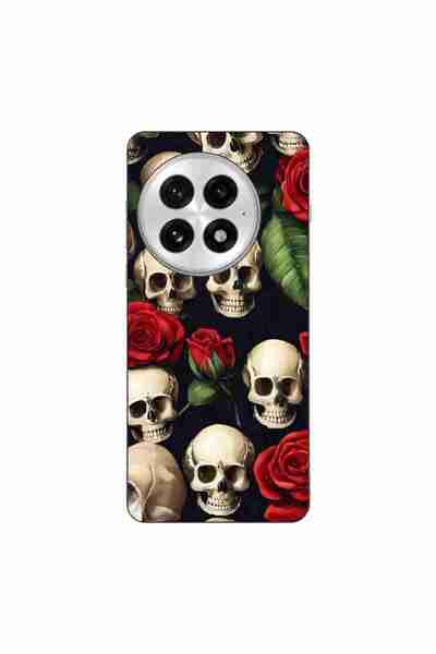 OEM Husa compatibila cu OnePlus 13 Silicon Gel Tpu Model Skulls and Roses